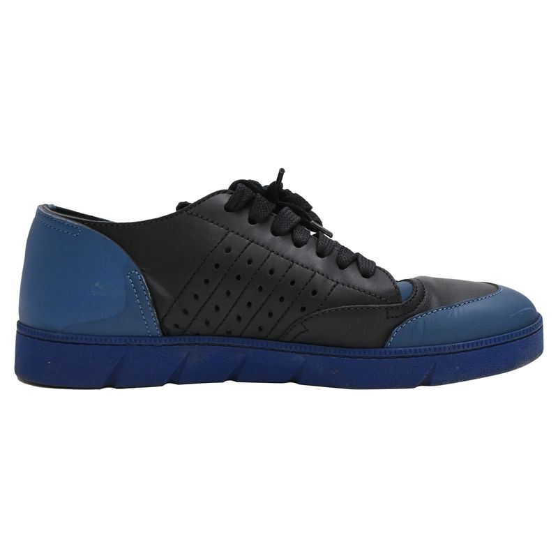 Loewe Color-Block Sneakers In Multicolor Leather
